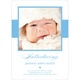Blue Banner Photo Birth Announcements Image 4 of 5